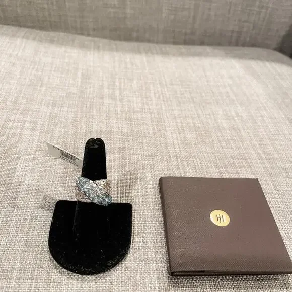 NWT John Hardy Classic Chain Overlap Ring $1295